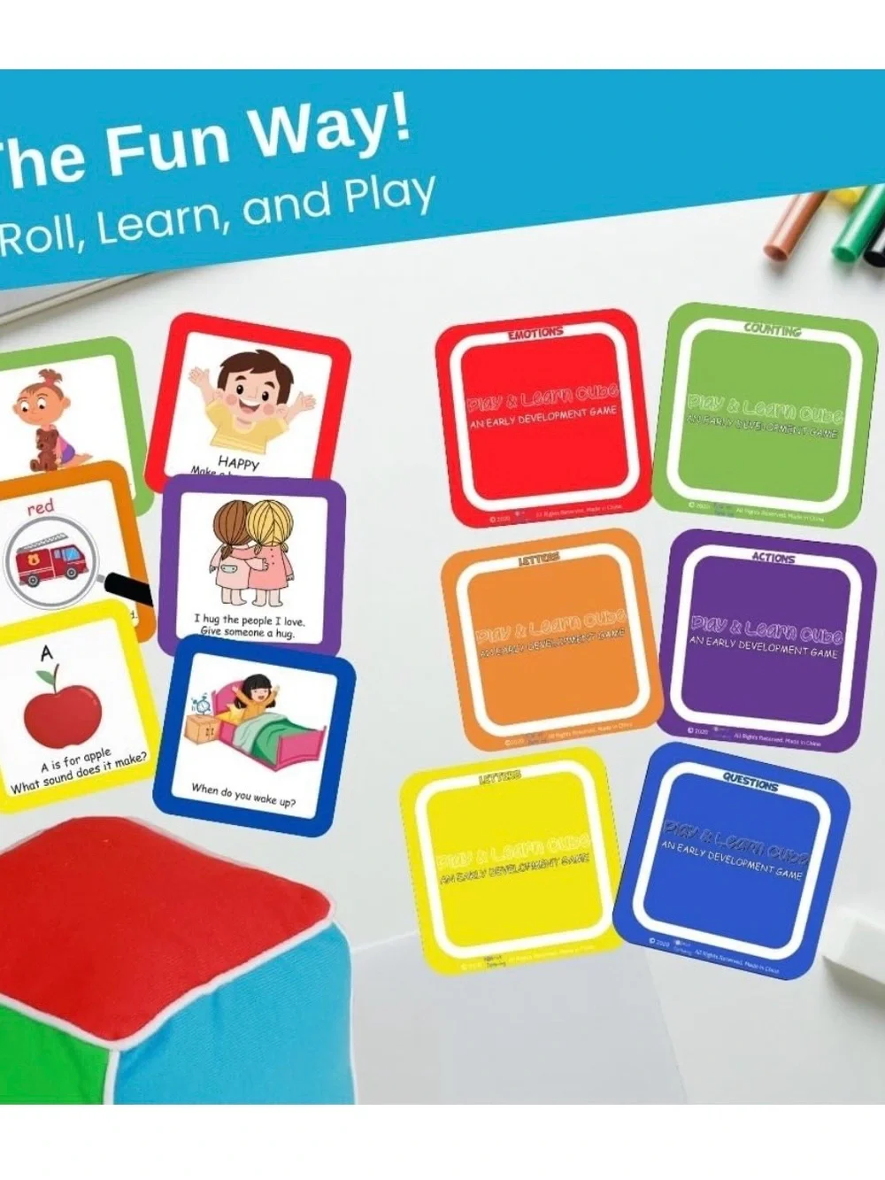 Roll and Play Game for Toddlers